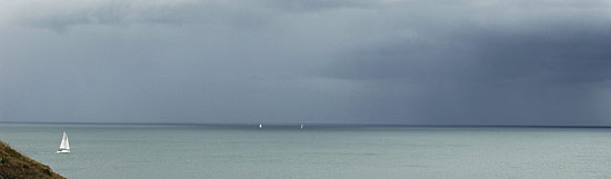 De Plouha, vue sur la baie de Saint-Brieuc