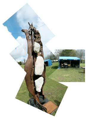 Sculpture à Landivisiau