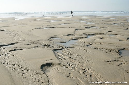 Sables sur la plage du Cabestan à Esquibien