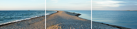 Triptyque panoramique du sillon de Talbert