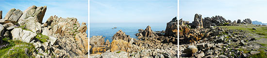 Les rochers de la pointe du Diben