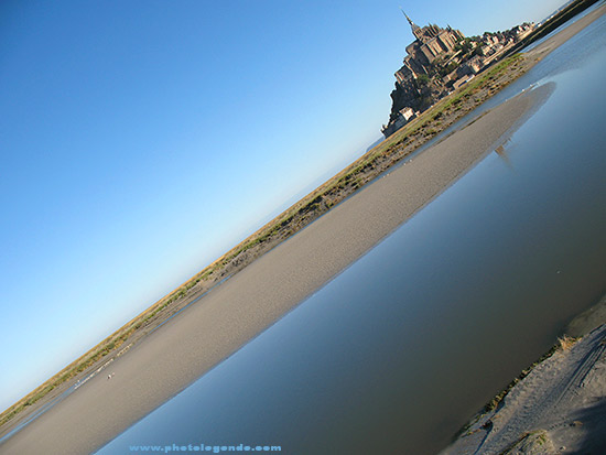 Le Couesnon devant le Mont Saint-Michel