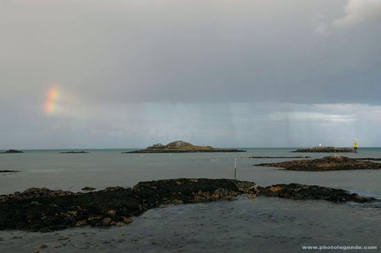 coucher de soleil à Roscoff