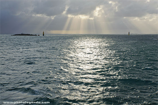 Rayons de soleil sur Roscoff