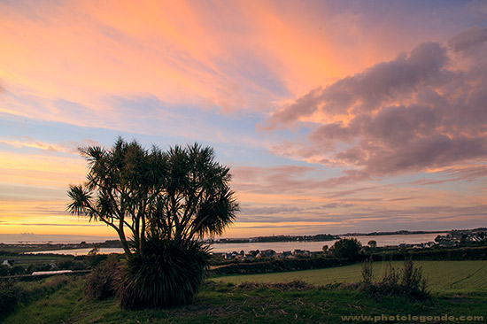 Coucher de soleil à Roscoff