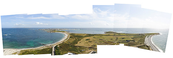 L'ile de Sein vue du phare