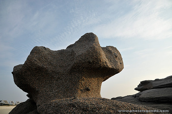 Rocher près de l'île aux lapins